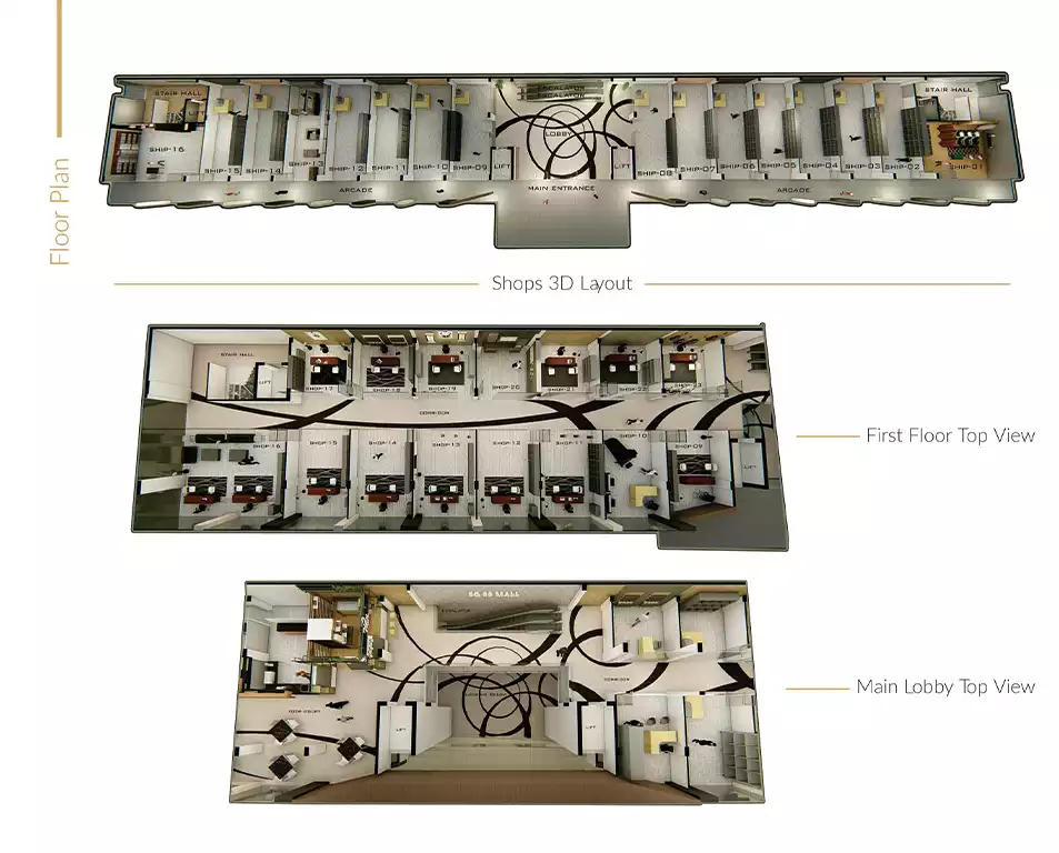 3D Floor Plan · Sheet 03